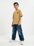 Garfield Lasagna Print Beige Kids  T-Shirt