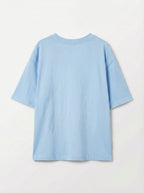 Garfield Cute Cat Graphic Print Light Blue Kids  T-Shirt