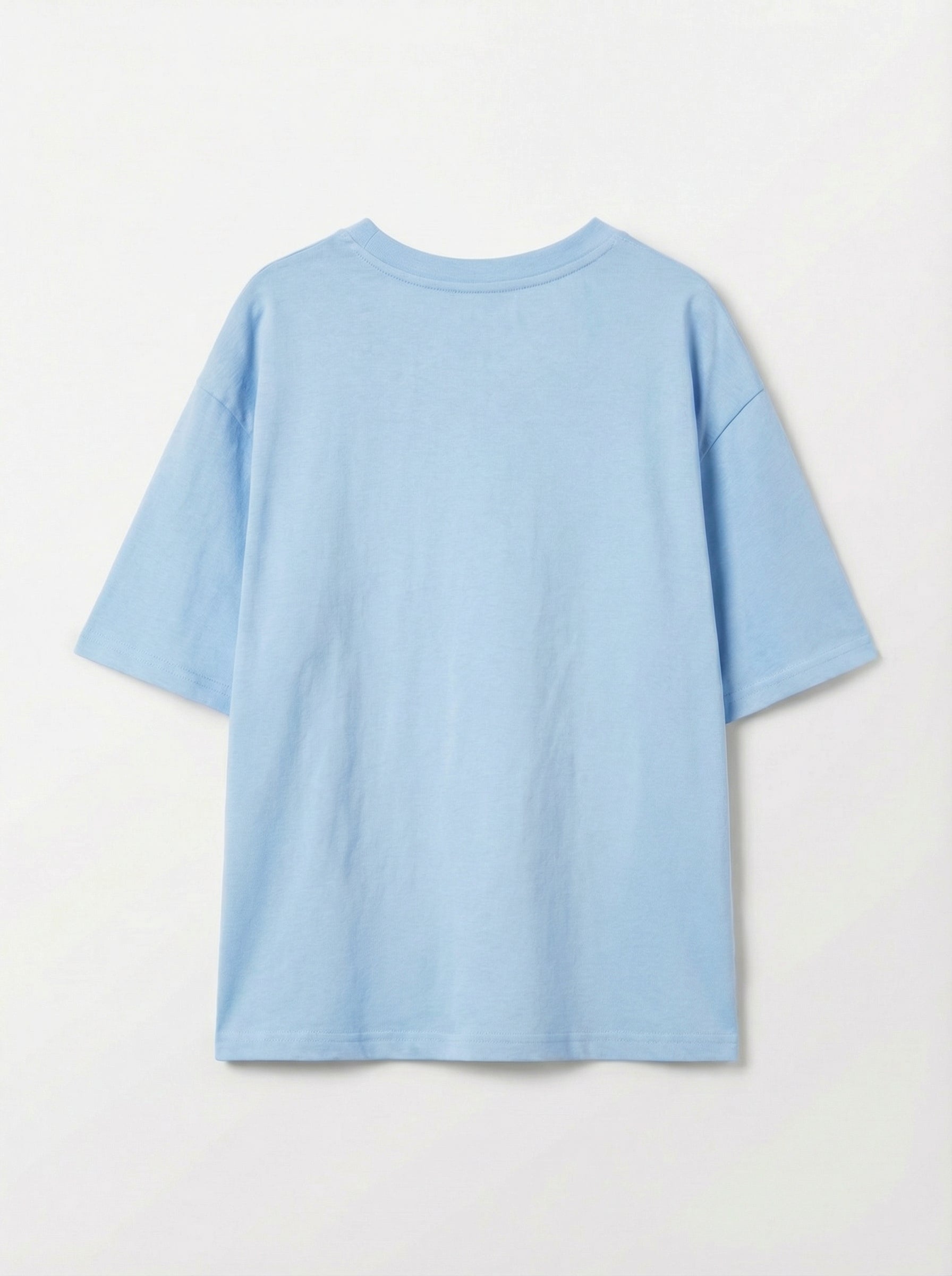 Garfield Cute Cat Graphic Print Light Blue Kids  T-Shirt