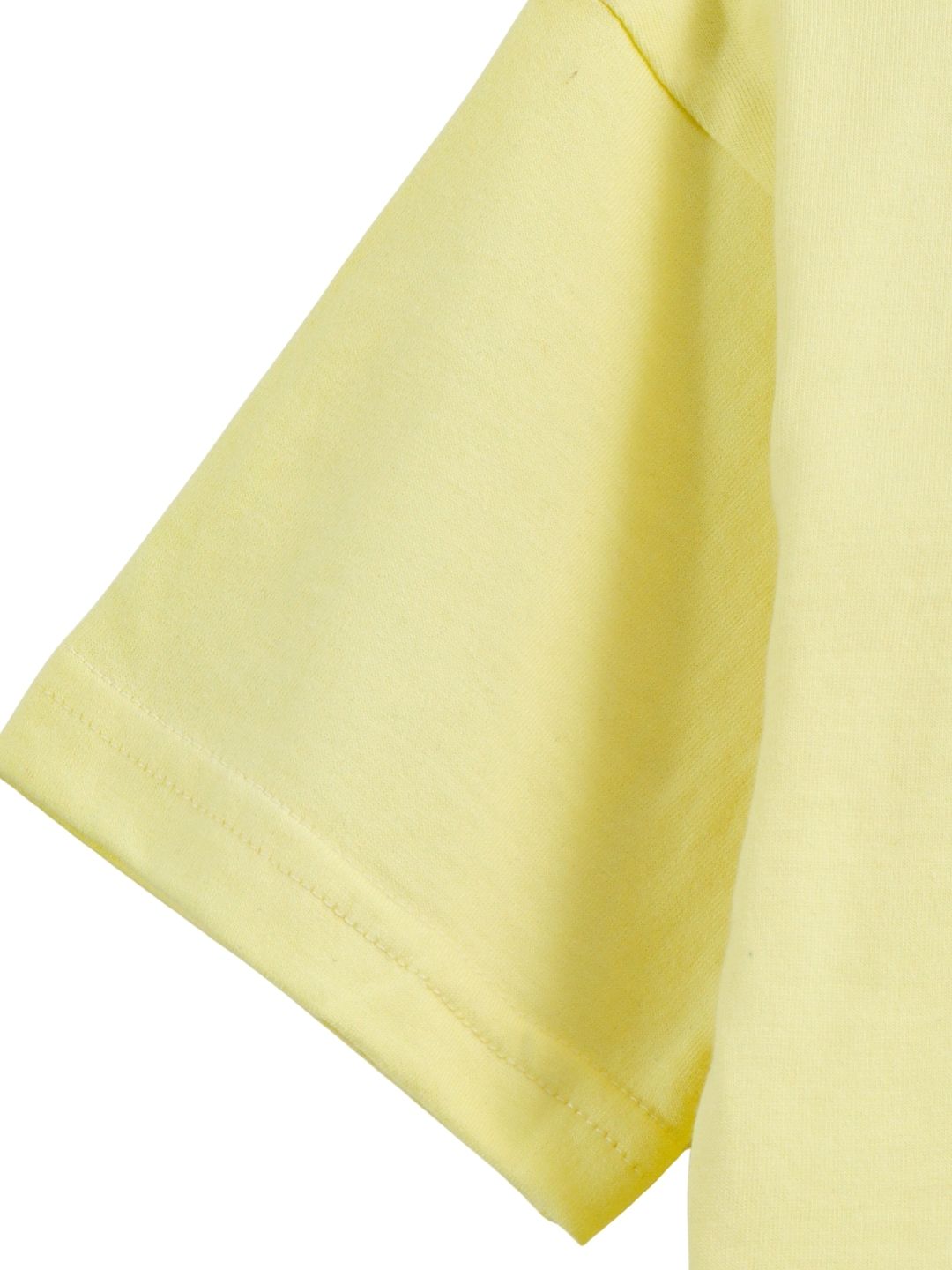 Pastel Yellow Garfield Busy Doing Nothing Graphic T-Shirt for Girls