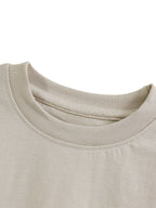 Beige Garfield Football Goal Play Mode Graphic Kids T-Shirt
