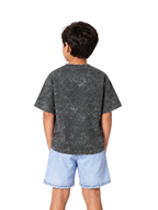 One Cool Kitty Graphic Kids Boys Acid Wash T-Shirt – Garfield©