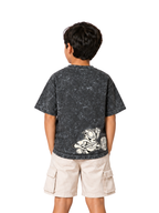 Varsity G Kids Boys Acid Wash T-Shirt – Garfield©