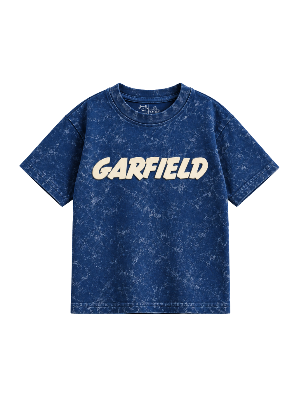 Classic Garfield Logo Kids Boys Acid Wash T-Shirt – Garfield©