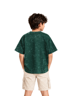 Born to Be Awesome Graphic Kids Boys Acid Wash T-Shirt – Garfield©