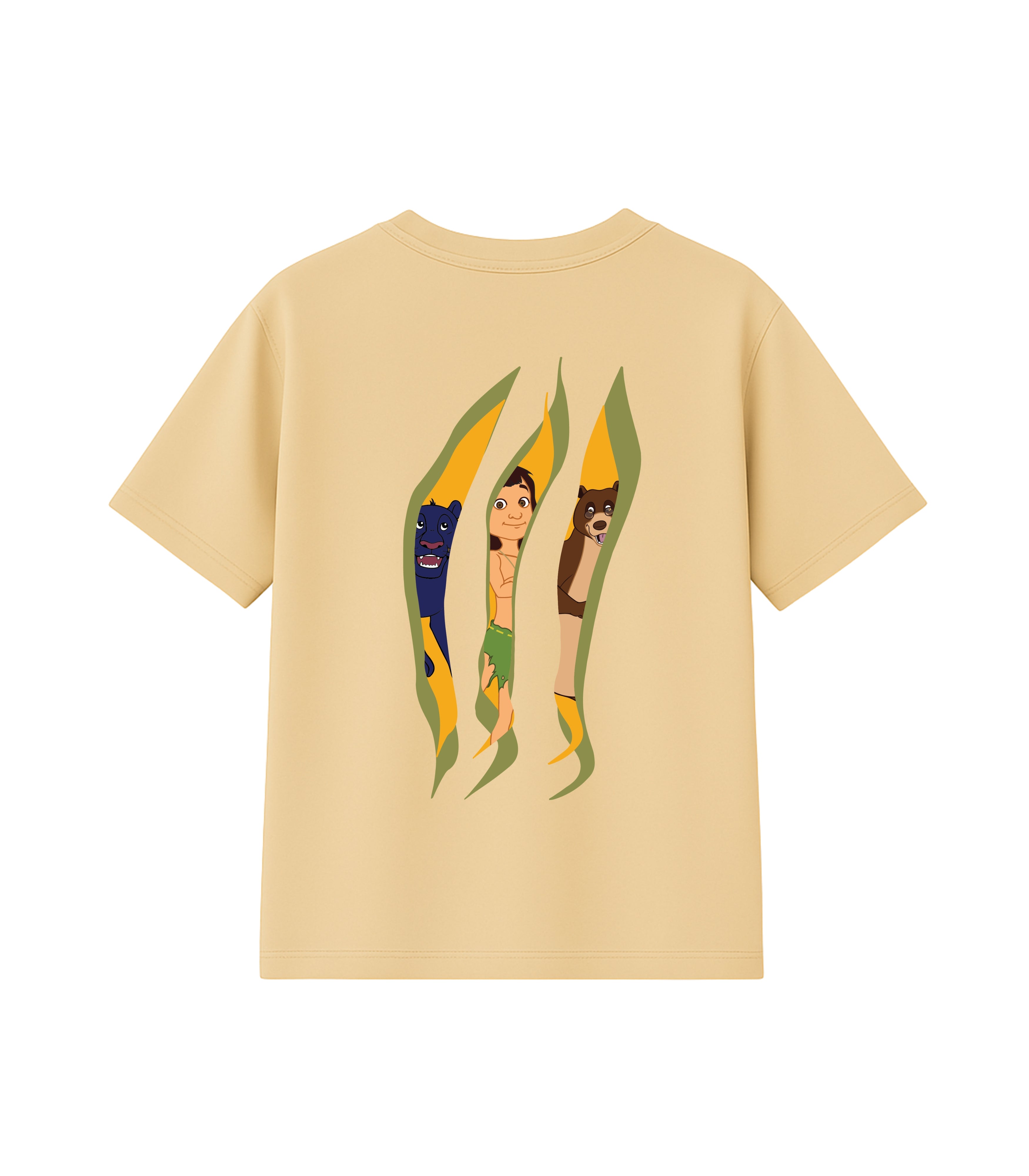 Mowgli Jungle Adventure Dual Print Kids T-Shirt – Jungle Book