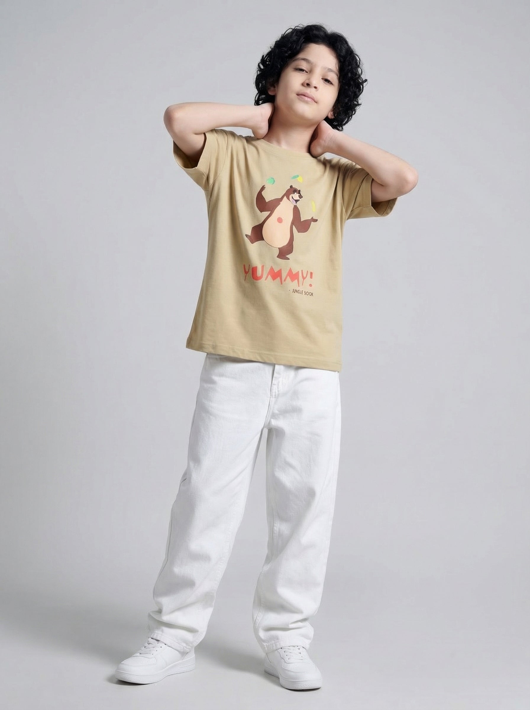 Yummy Fruit Fun Baloo Kids T-Shirt - Jungle Book