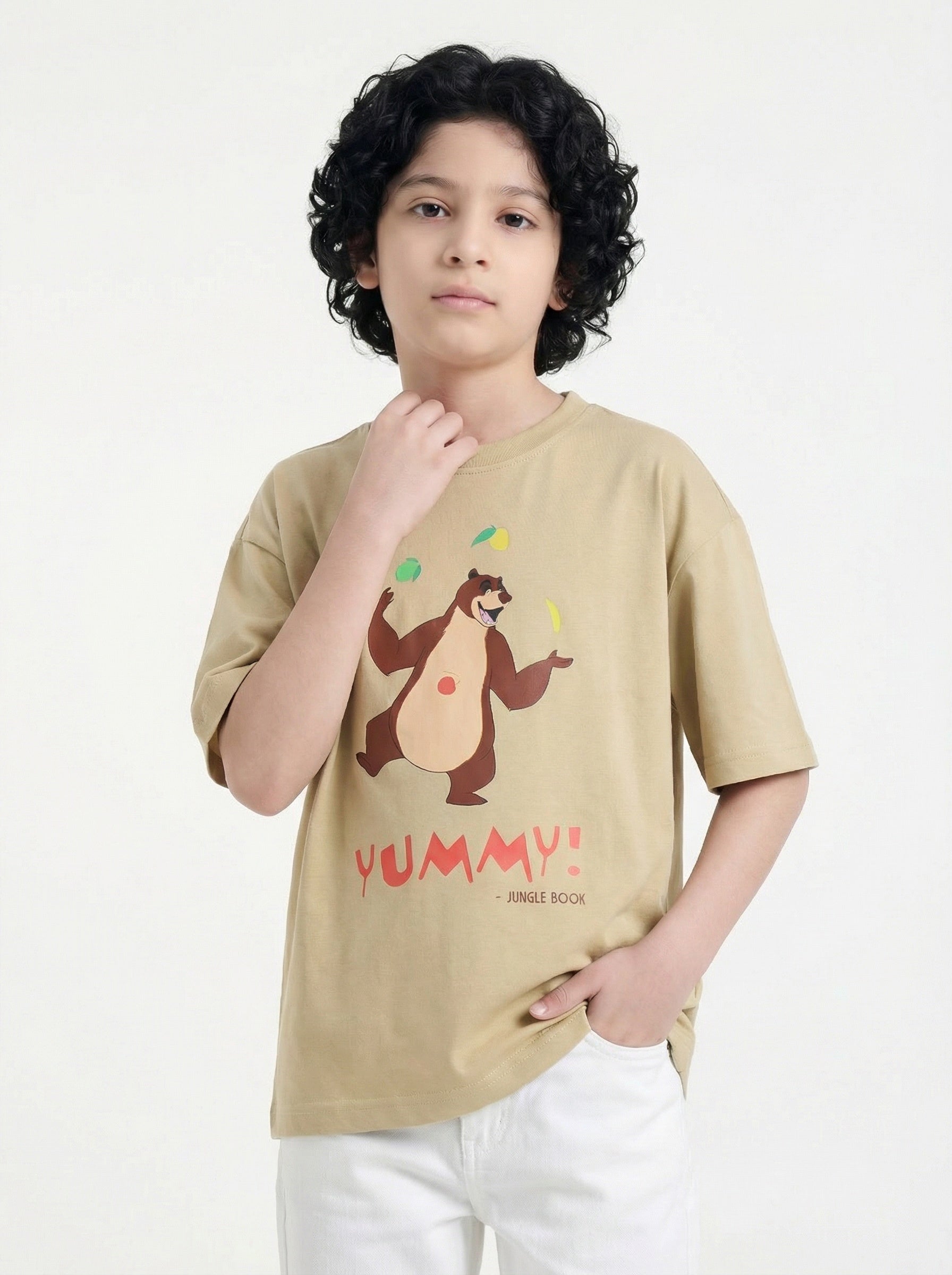 Yummy Fruit Fun Baloo Kids T-Shirt - Jungle Book