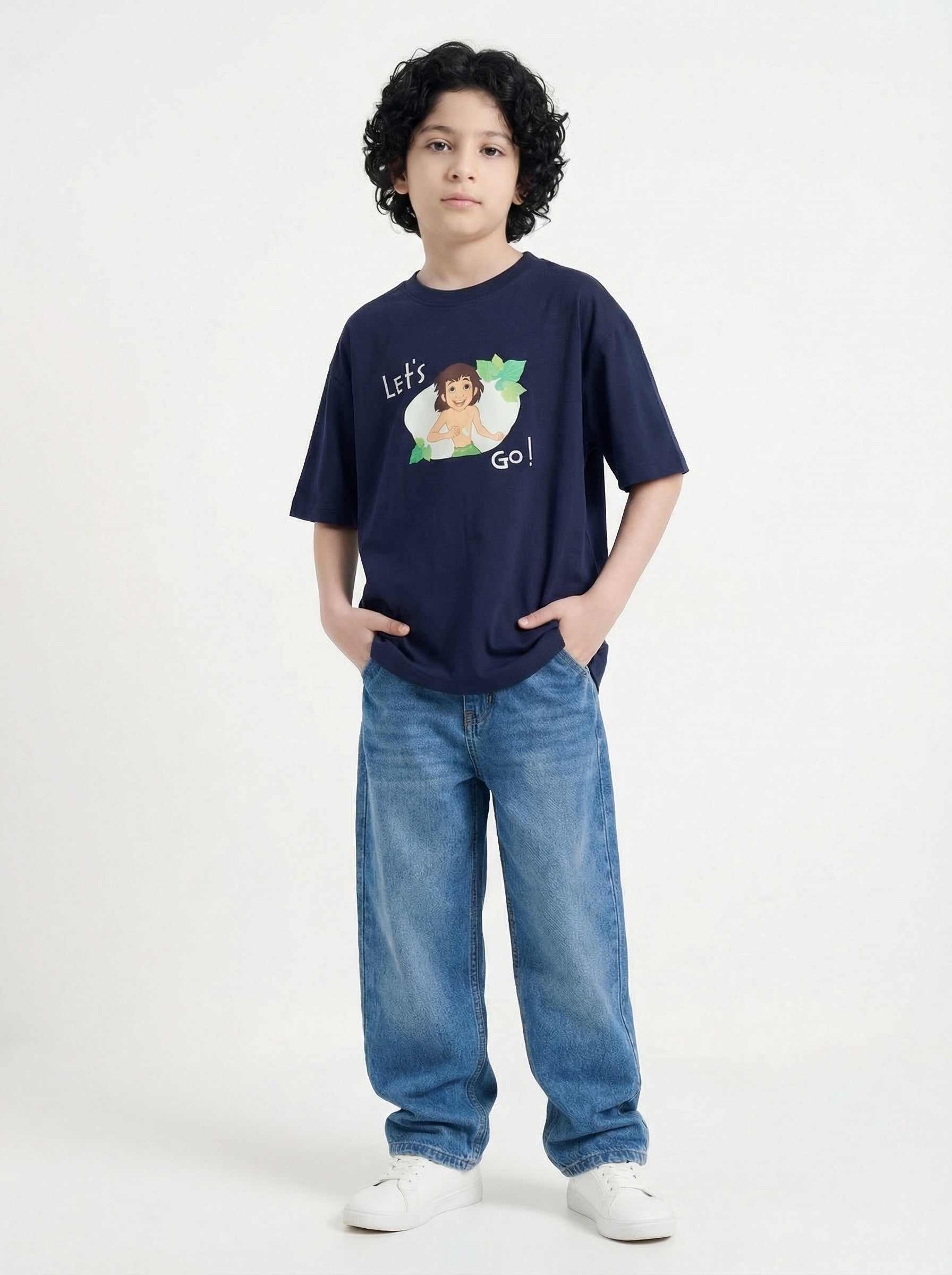 Let’s Go Jungle Adventure Mowgli Kids T-Shirt – Jungle Book