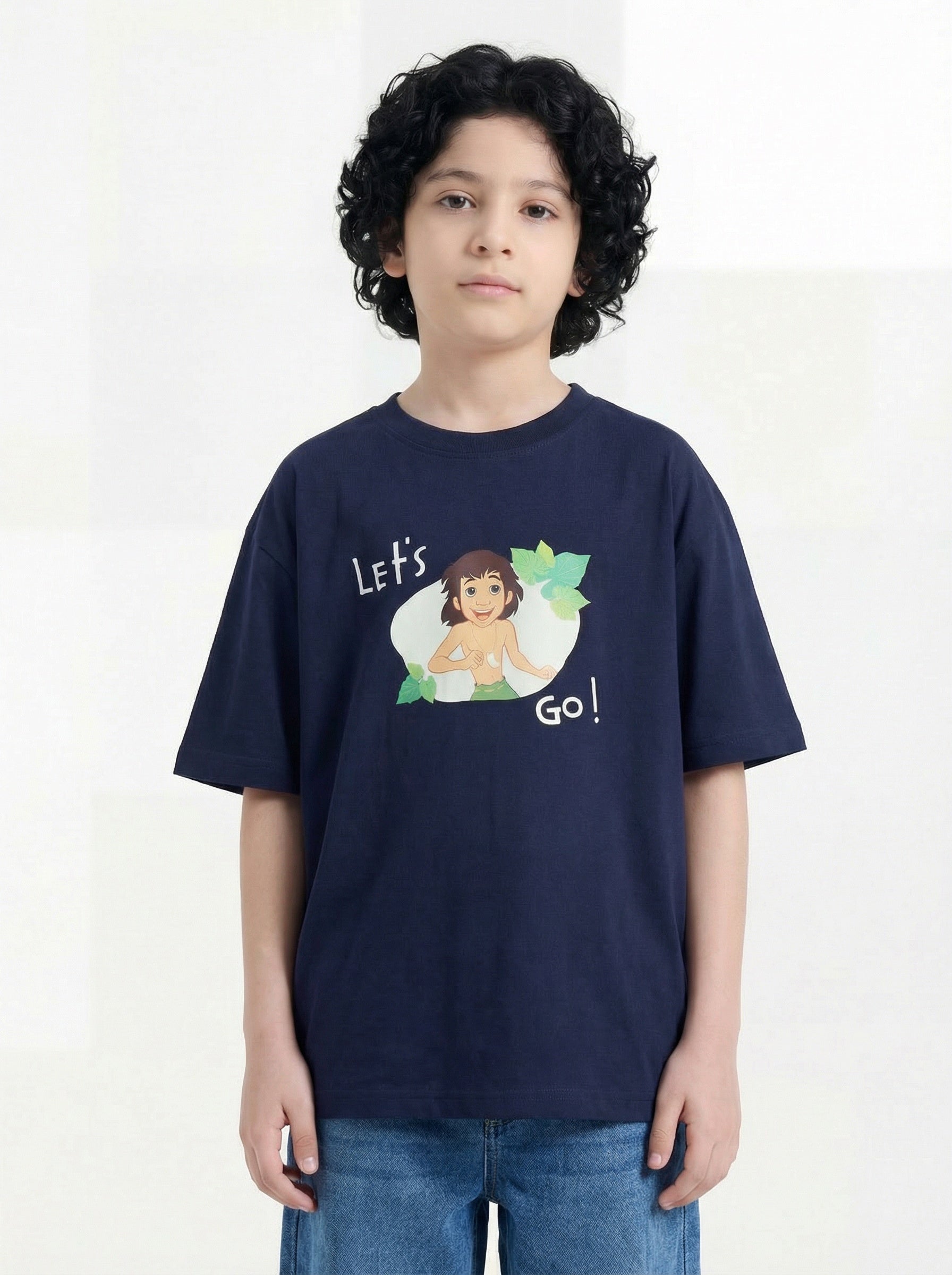 Let’s Go Jungle Adventure Mowgli Kids T-Shirt – Jungle Book