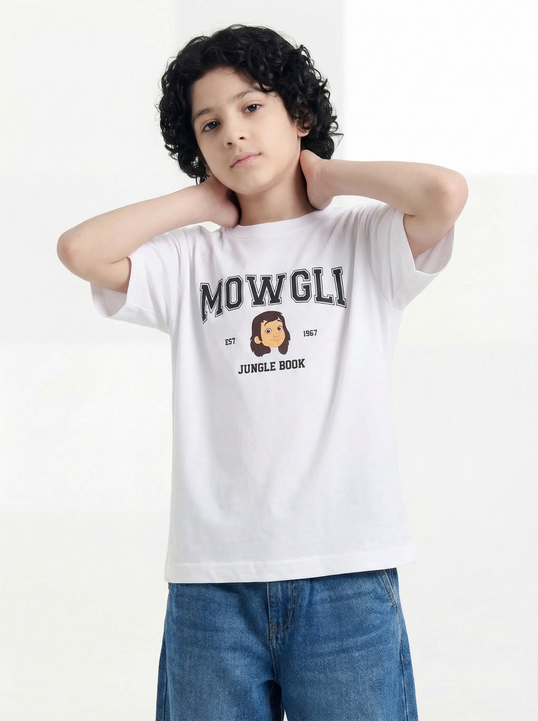 Mowgli Varsity Classic Kids T-Shirt – Jungle Book