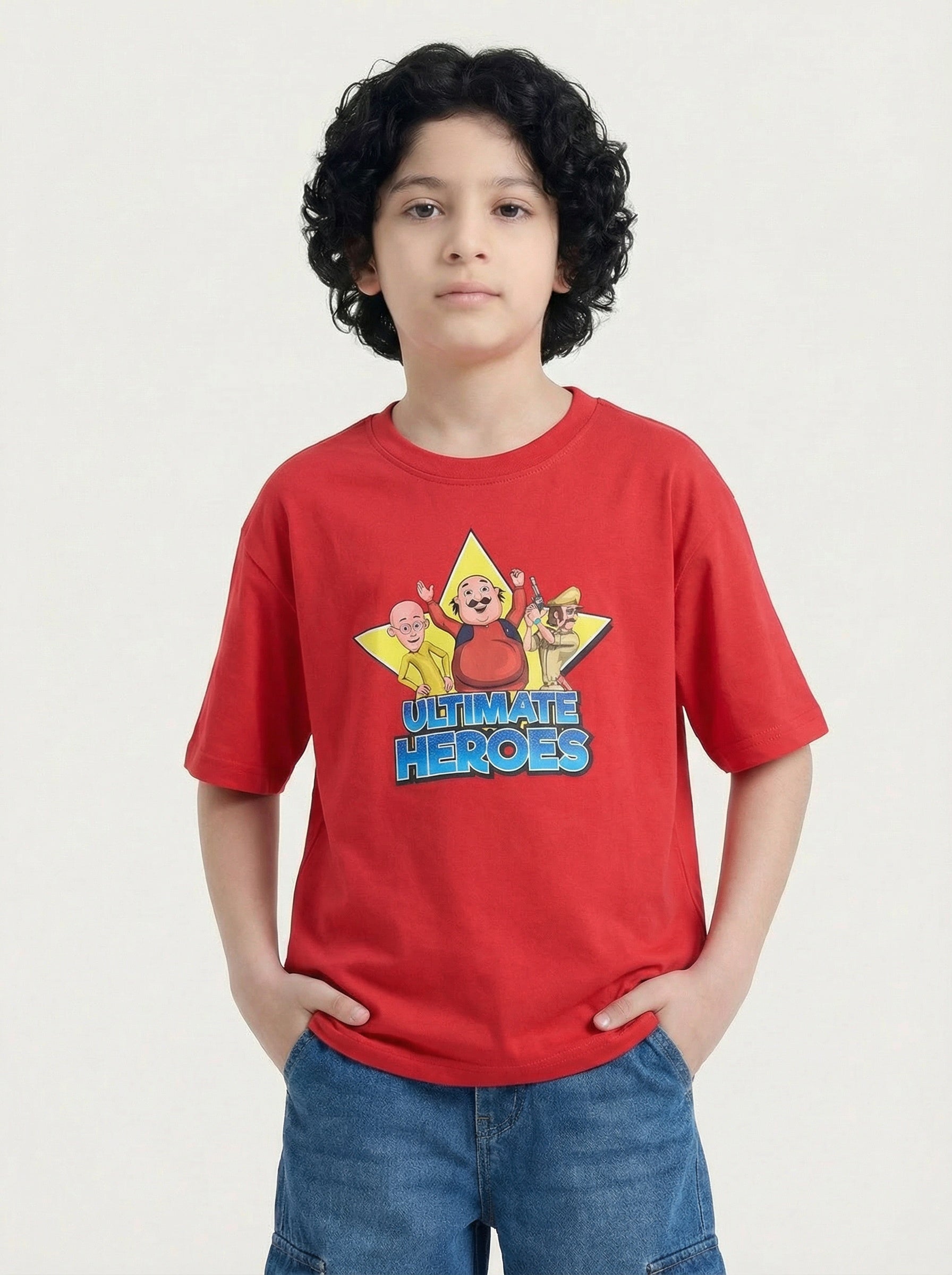 Ultimate Heroes Action Kids T-Shirt – Motu Patlu
