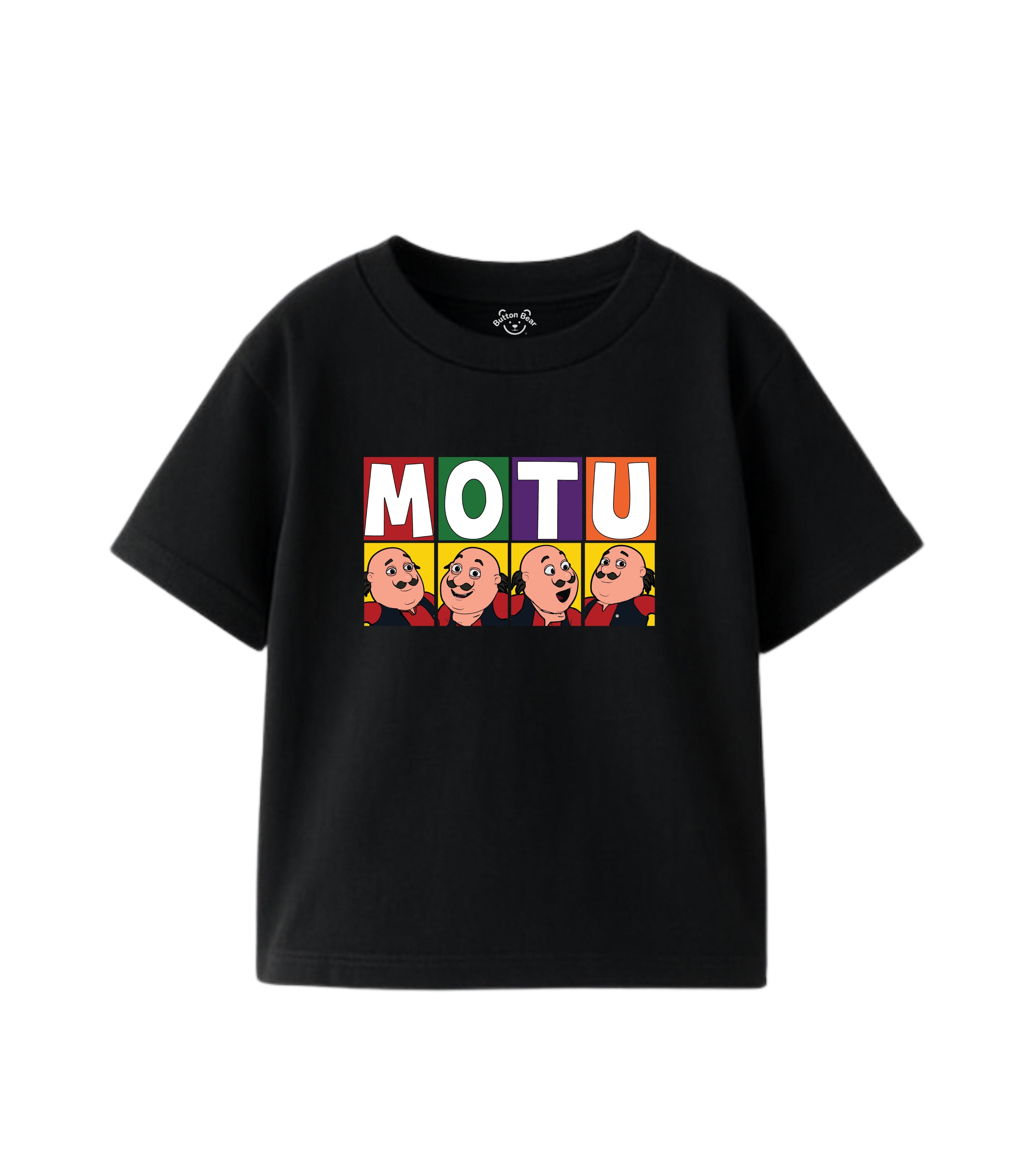 Motu Block Color Comic Kids T-Shirt – Motu Patlu