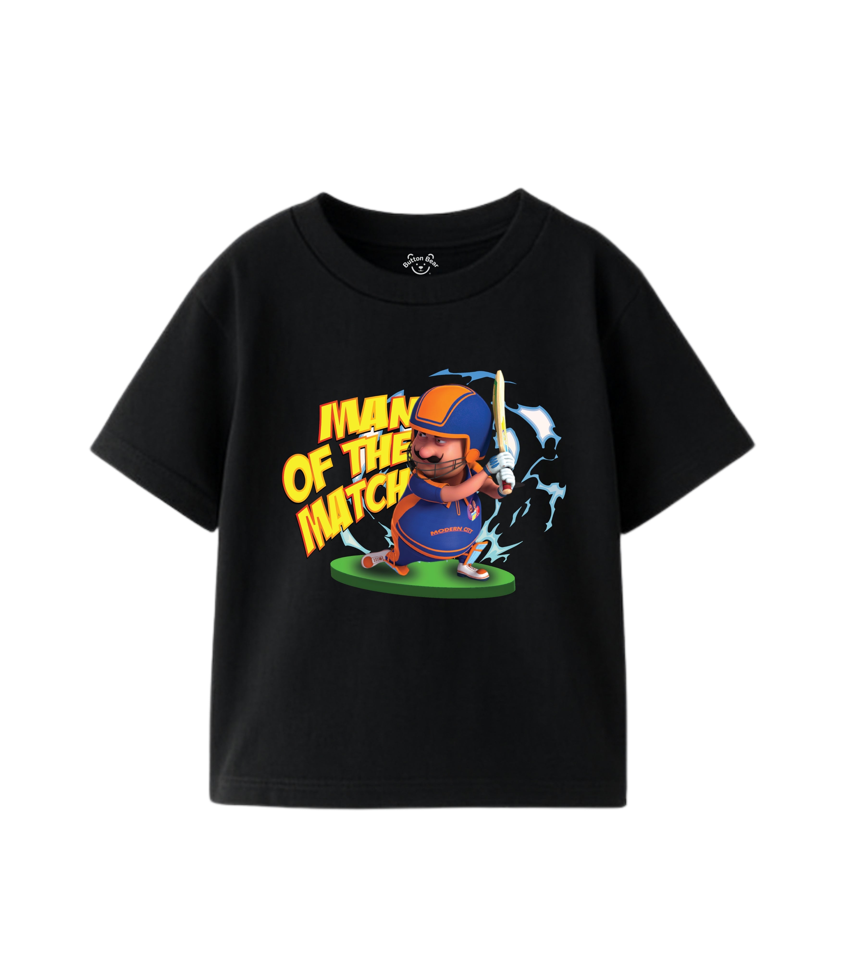 Man of the Match Action Kids T-Shirt – Motu Patlu