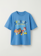 Paw Patrol Shine On Printed Blue Kids  T-Shirt