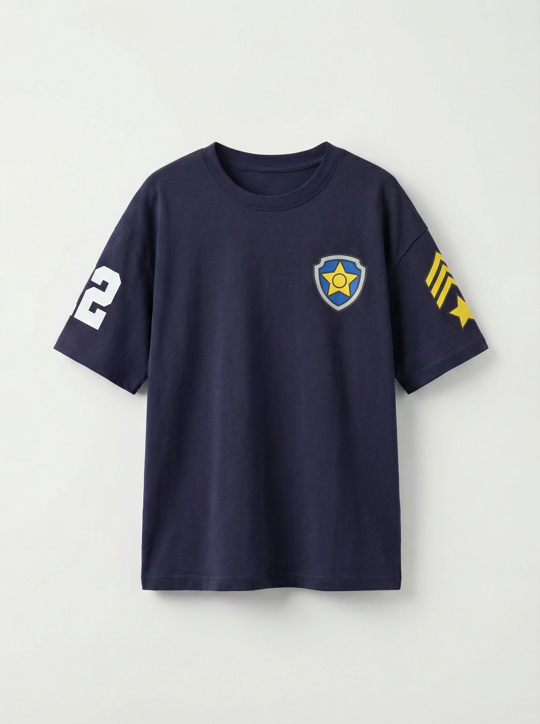 Paw Patrol Chase Printed Navy Blue Kids  T-Shirt