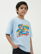 Paw Patrol Chase Believe It Light Blue Kids  T-Shirt