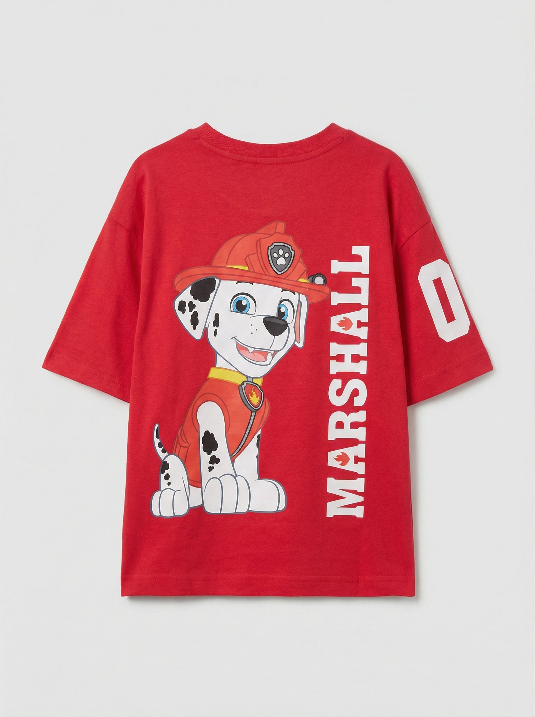Paw Patrol Rescue Fire Marshall Red Kids  T-Shirt