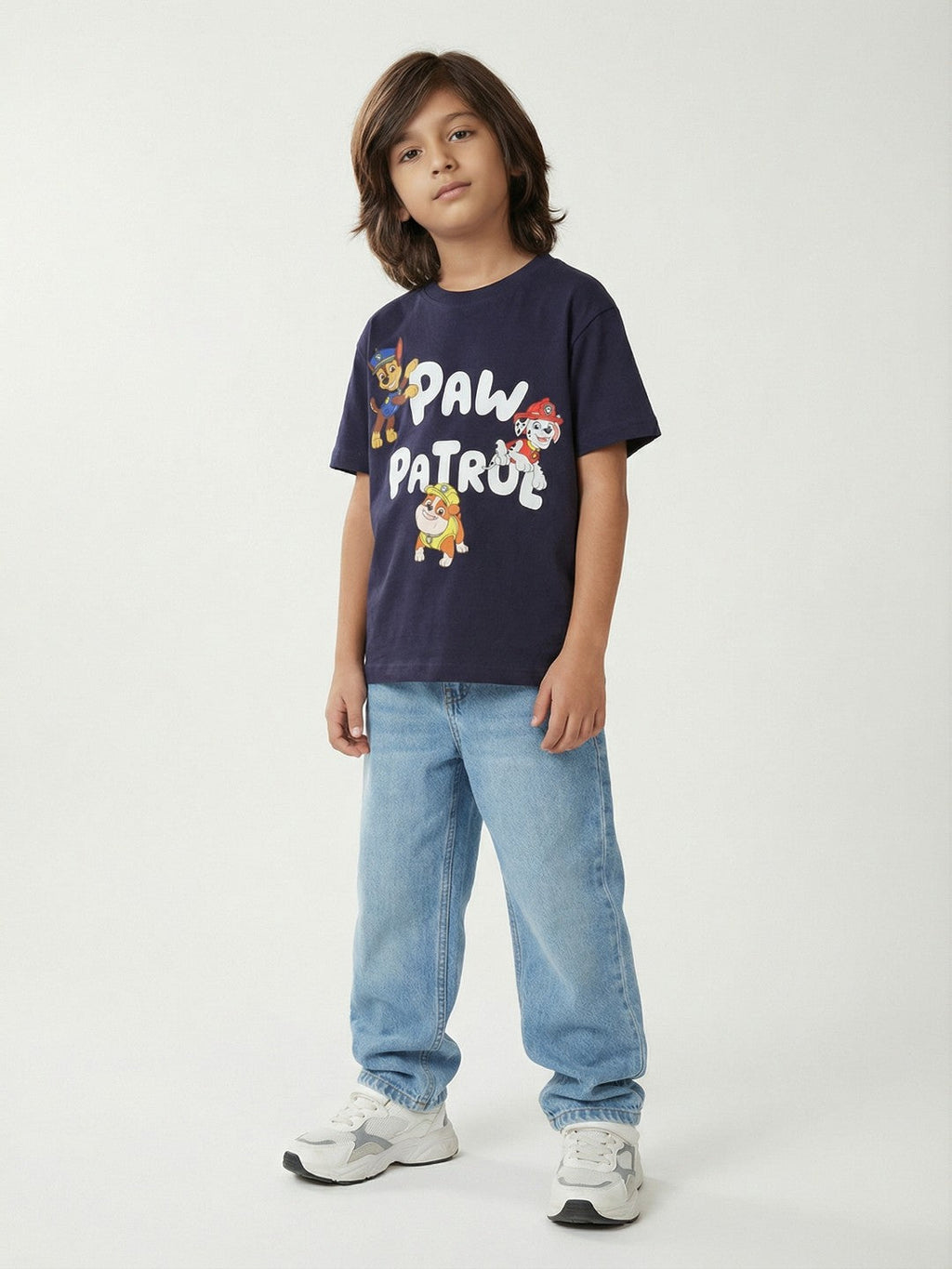 Paw Patrol Navy Blue Kids  T-Shirt