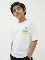 Paw Patrol Action Vehicles Graphic White Kids  T-Shirt