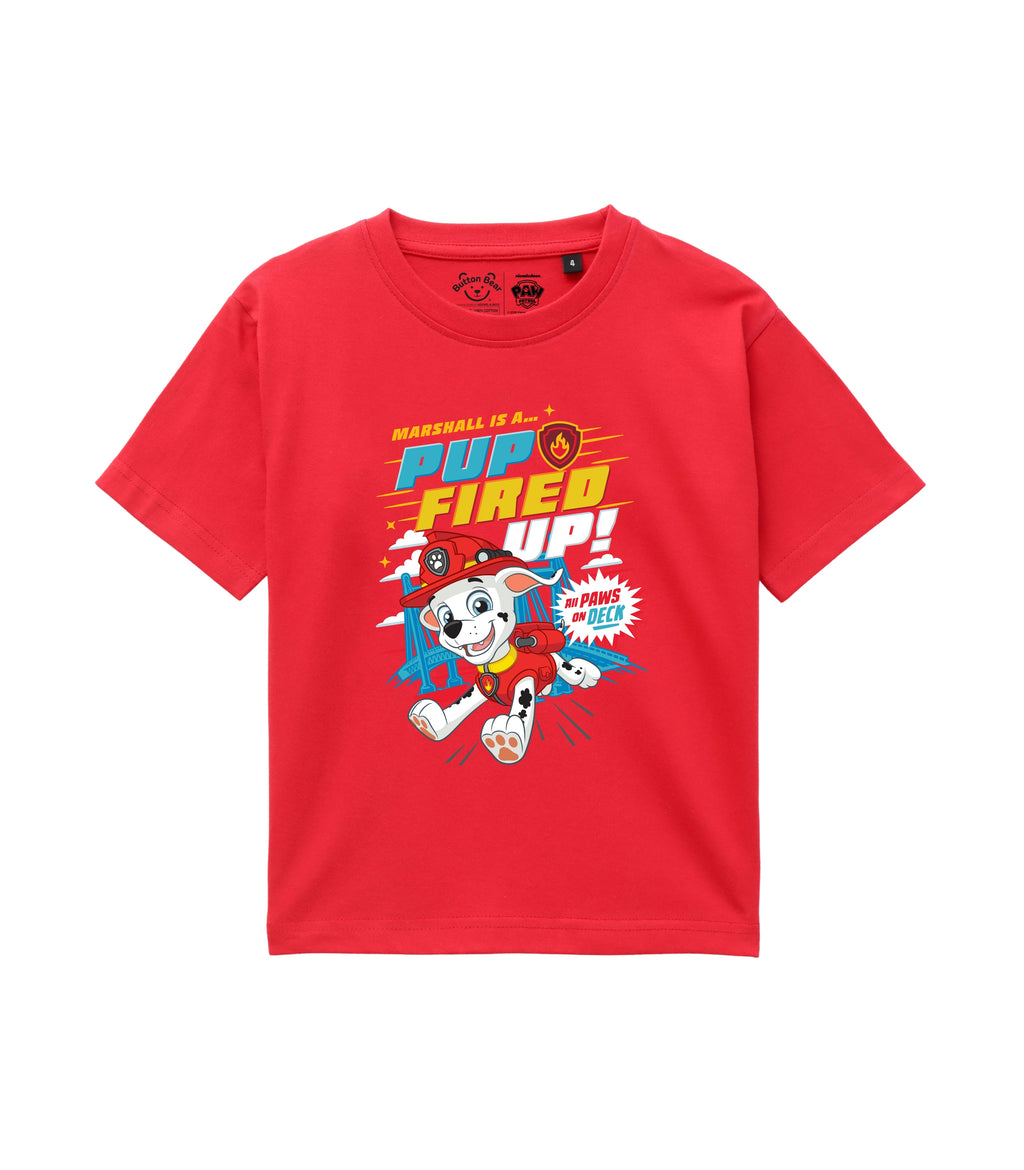 Pup Fired Up Paw Patrol Cartoon Print