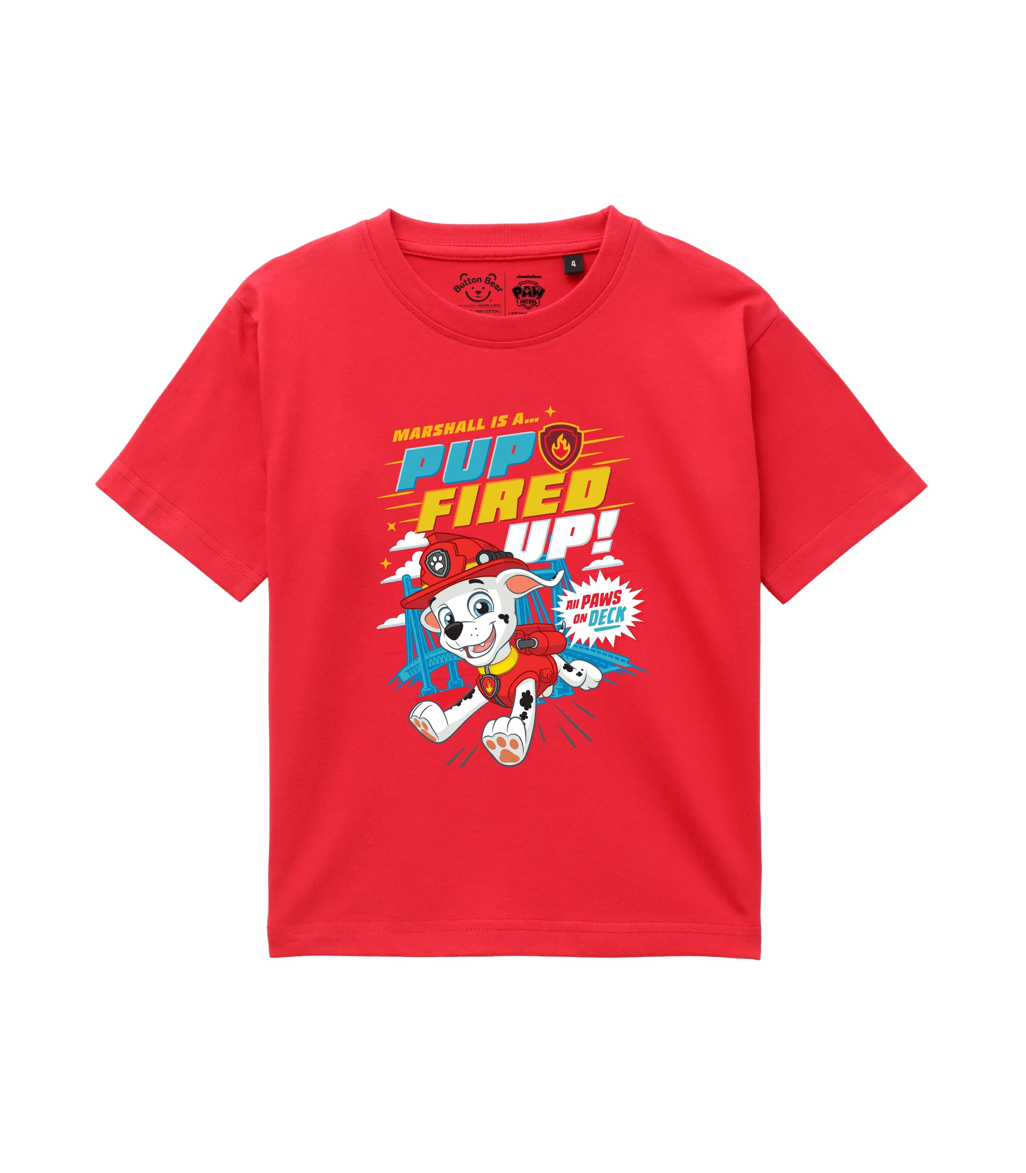Pup Fired Up Paw Patrol Cartoon Print