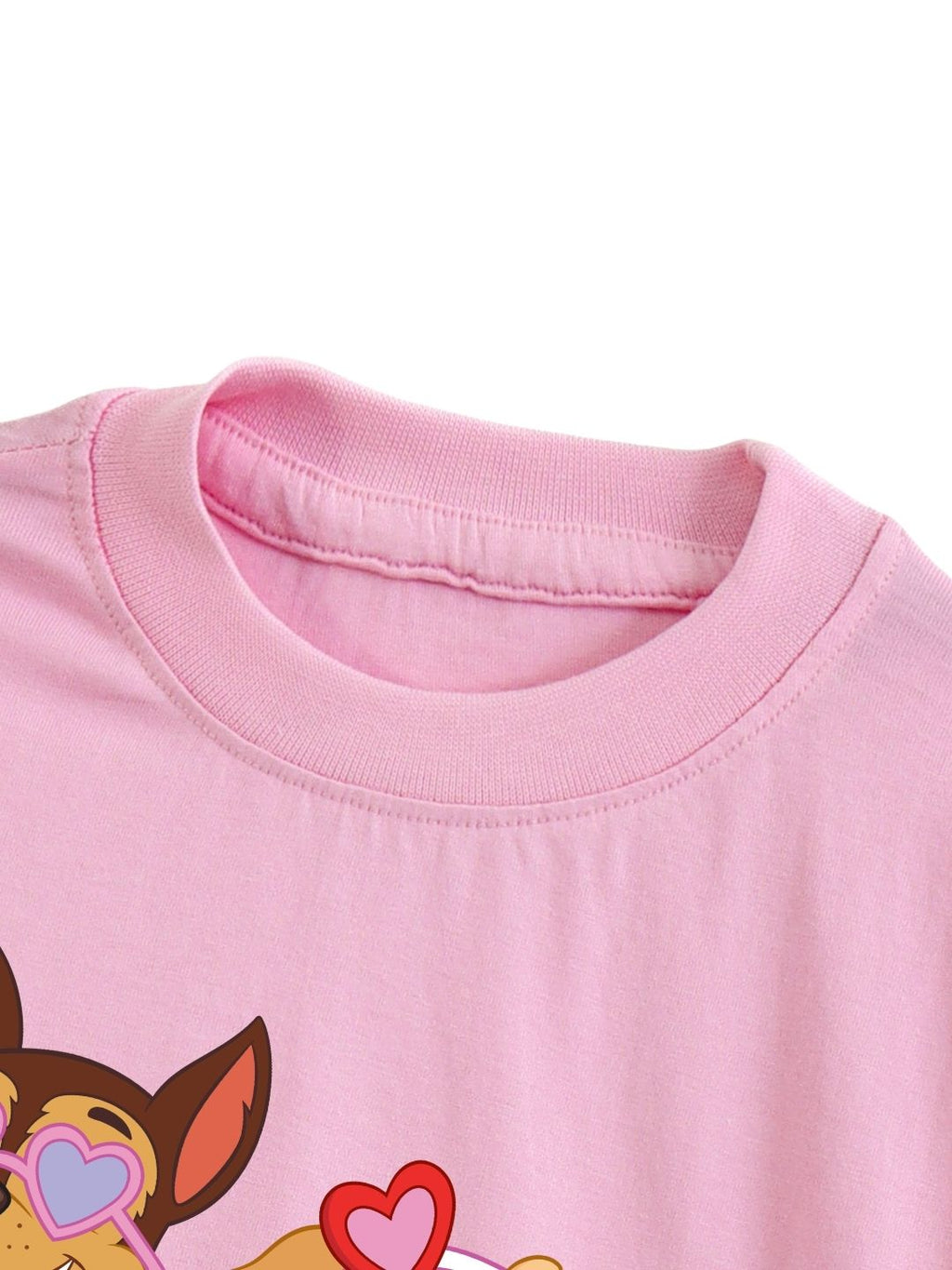 Pink Paw Patrol Chase & Skye Be Happy Graphic Kids T-Shirt