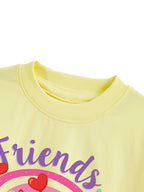 Yellow Paw Patrol Friends Stick Together Graphic Kids T-Shirt