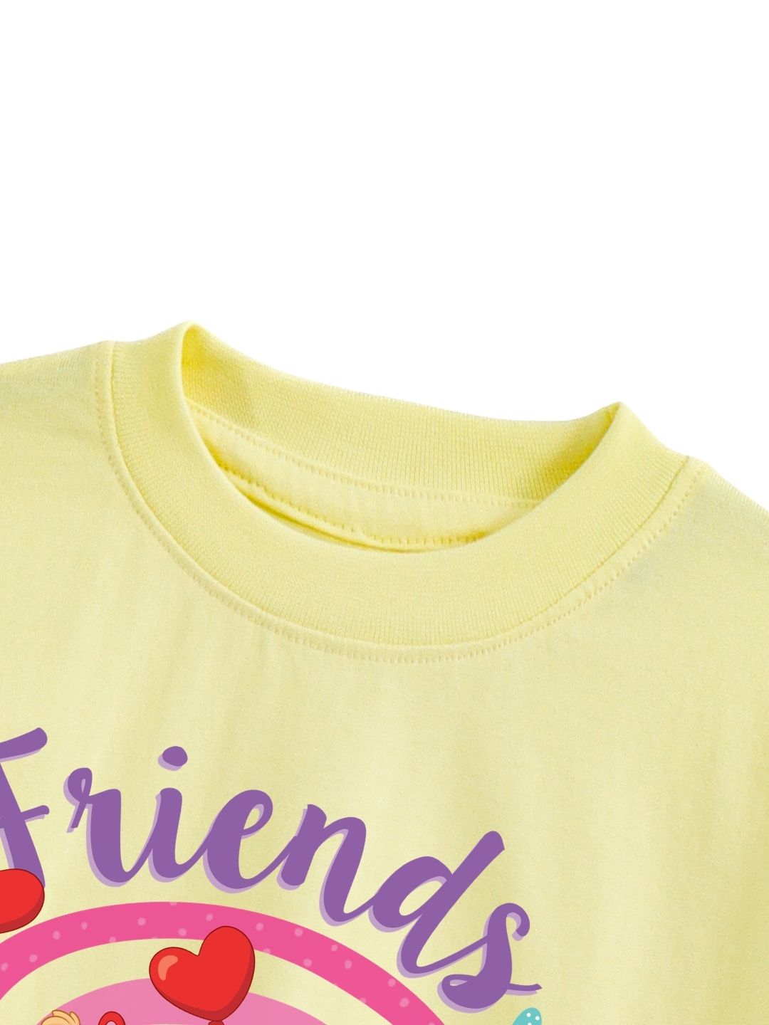 Yellow Paw Patrol Friends Stick Together Graphic Kids T-Shirt