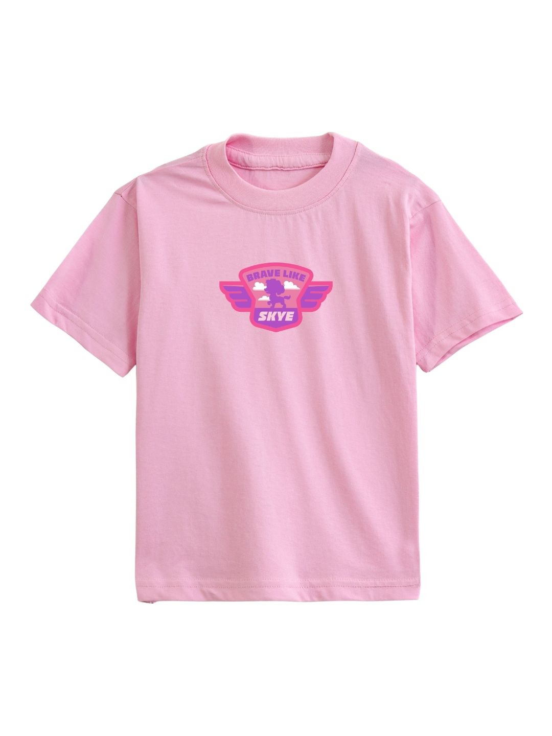Pink Paw Patrol Skye Flying Hero Graphic Kids T-Shirt