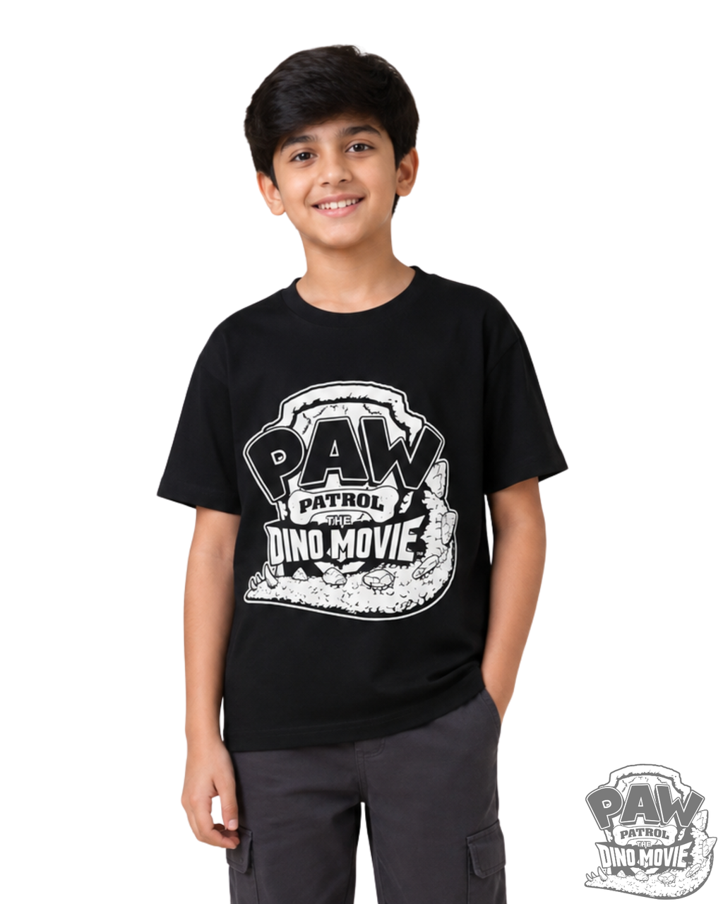 PAW Patrol Dino Movie Logo Print Kids T-Shirt – PAW Patrol Dino Movie©