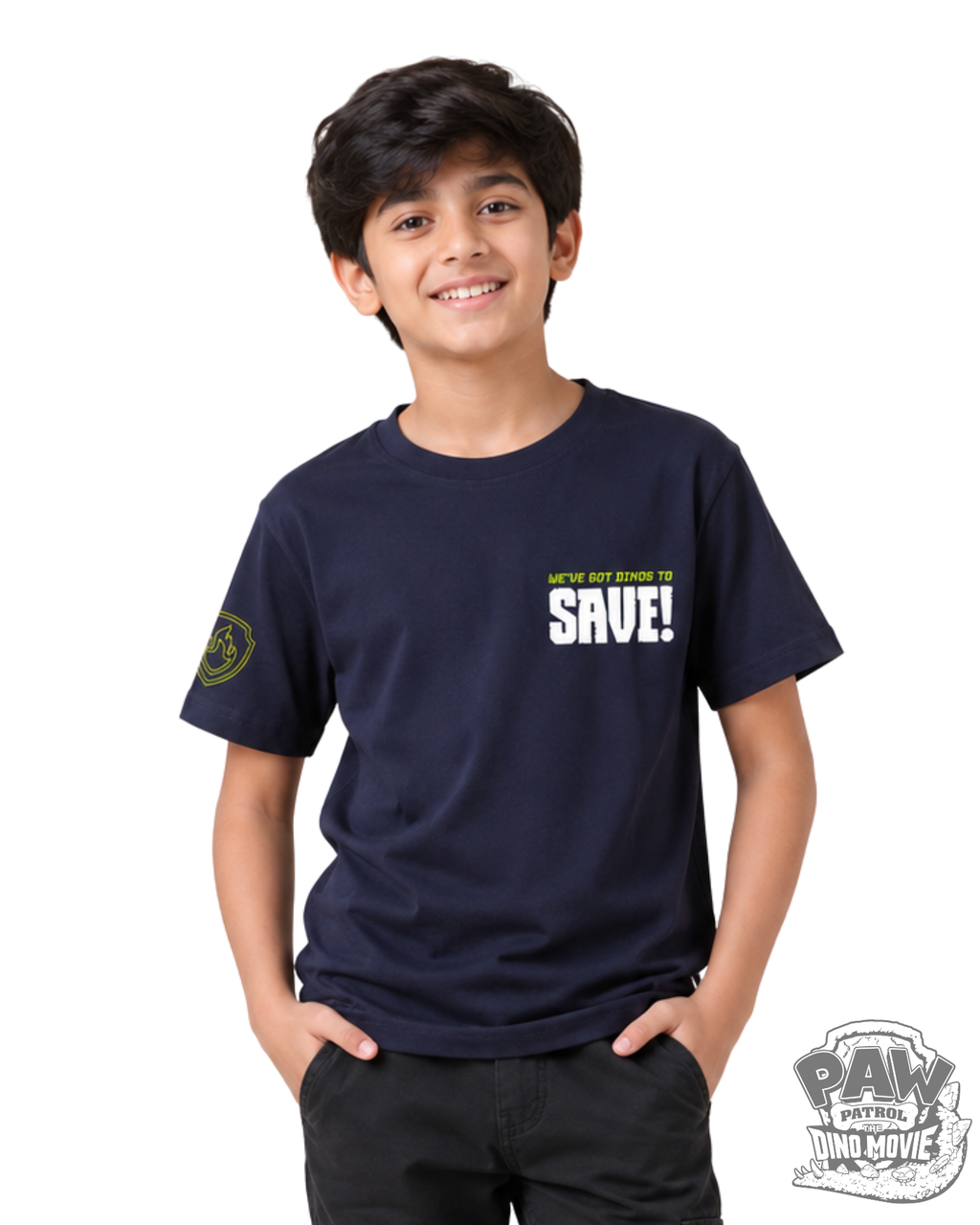 Marshall Rescue Back Print Kids T-Shirt – PAW Patrol Dino Movie©
