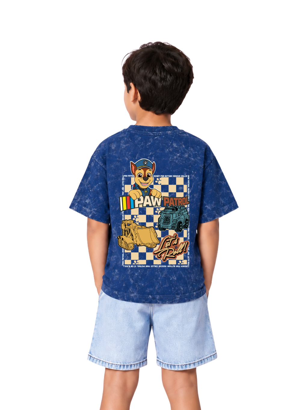 PAW Logo Kids Boys Acid Wash T-Shirt – Paw Patrol©
