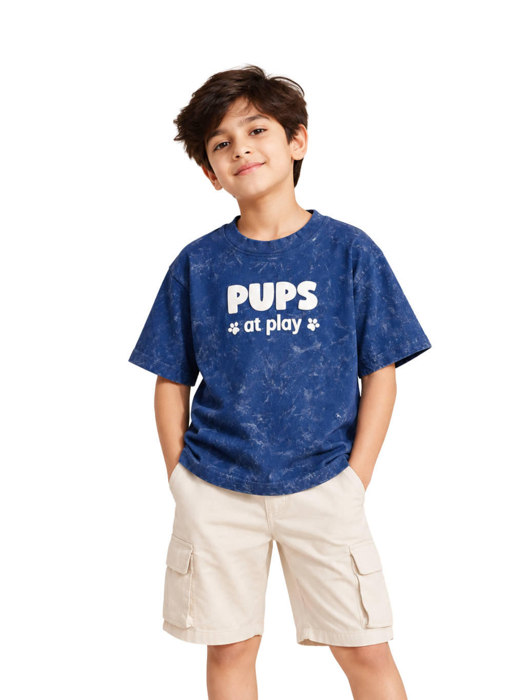 Pups at Play Kids Boys Acid Wash T-Shirt – Paw Patrol©