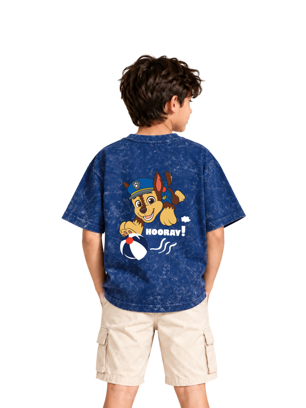 Pups at Play Kids Boys Acid Wash T-Shirt – Paw Patrol©