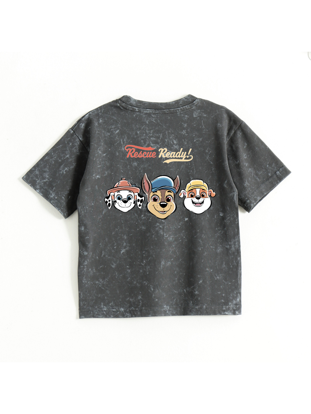 Super Cool Graphic Kids Boys Acid Wash T-Shirt – Paw Patrol©