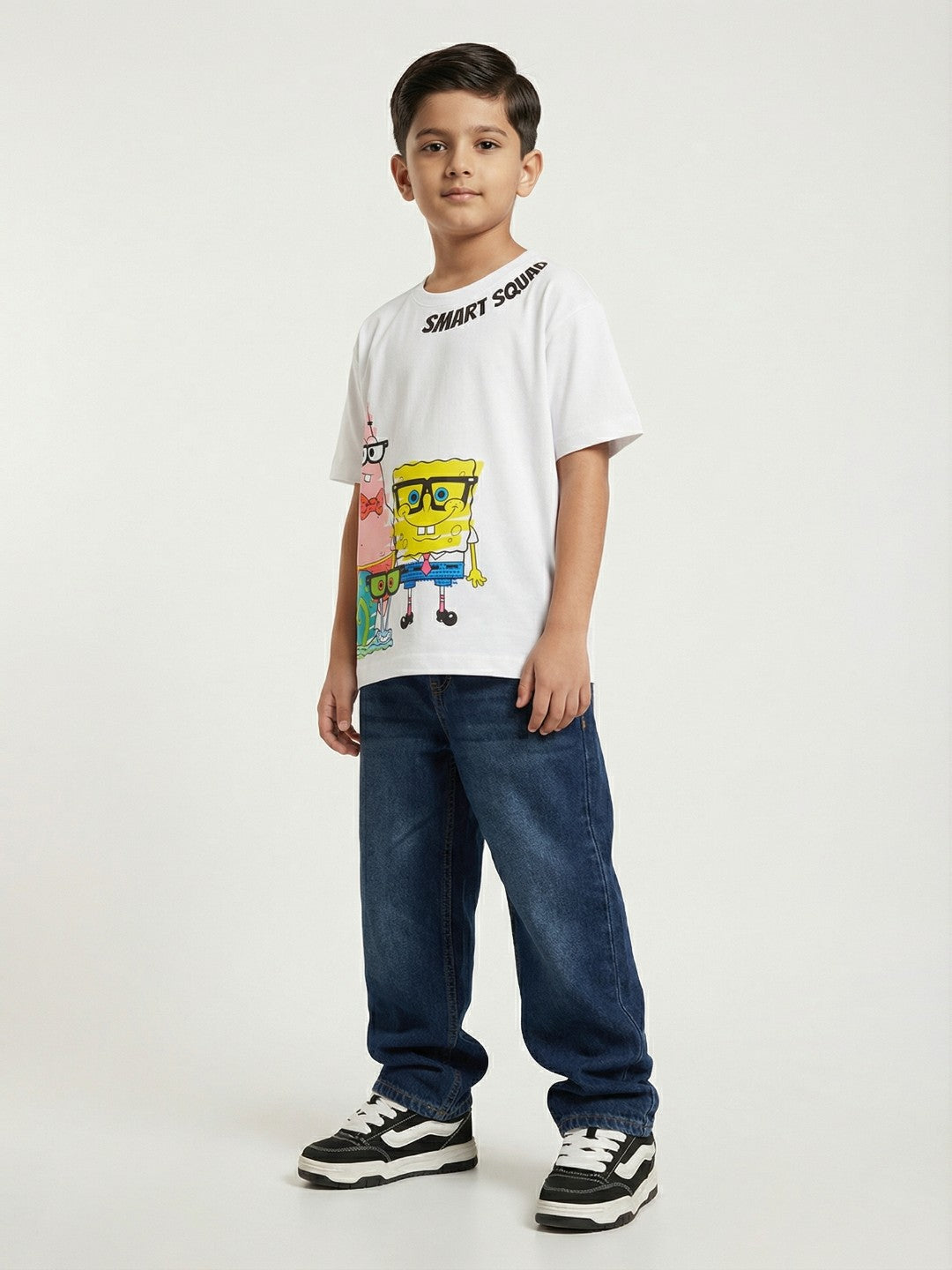 SpongeBob Smart Squad White Kids  T-Shirt