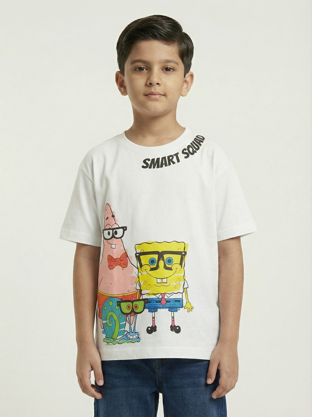 SpongeBob Smart Squad White Kids  T-Shirt