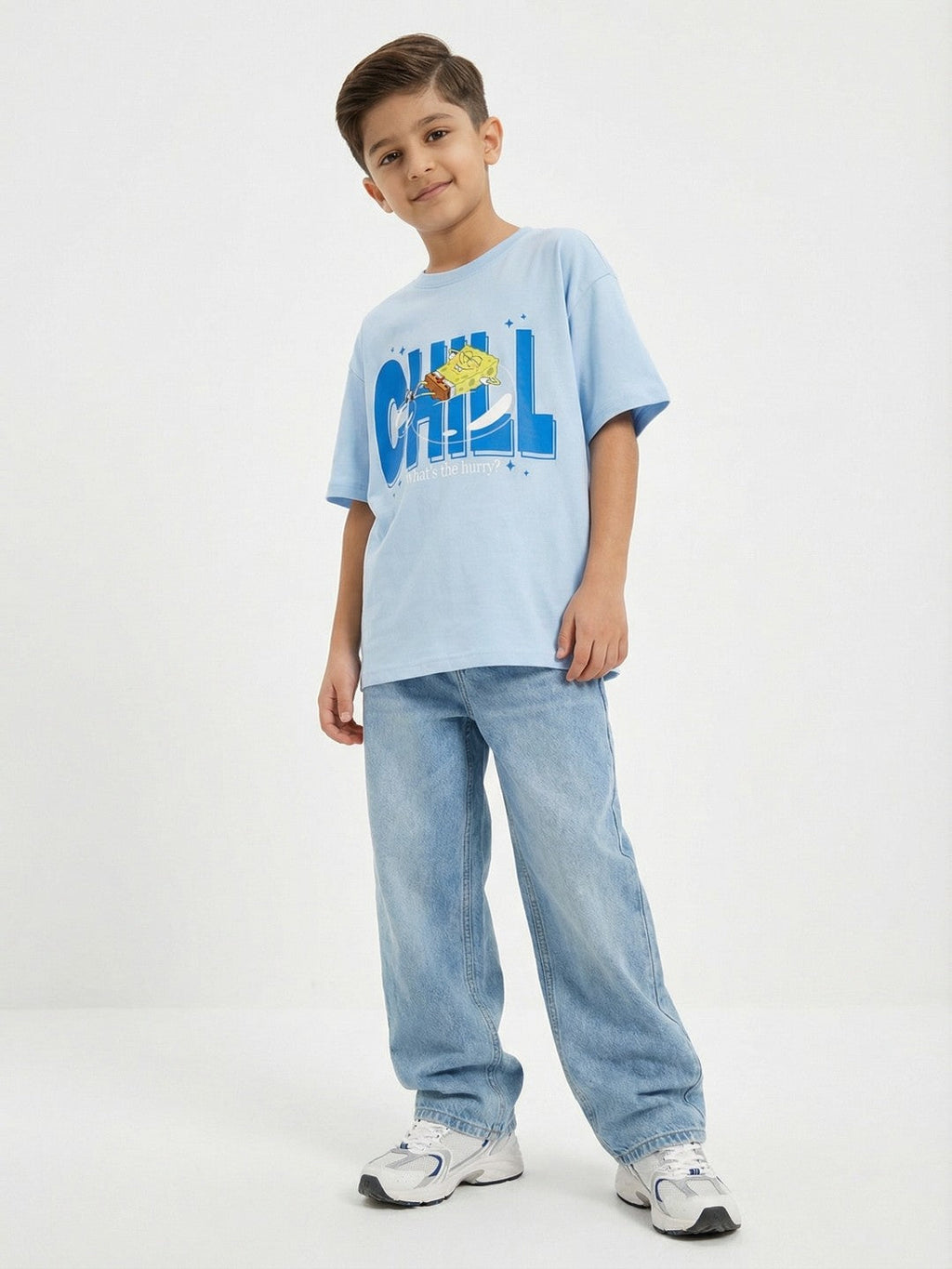 SpongeBob Chill Blue Kids  T-Shirt