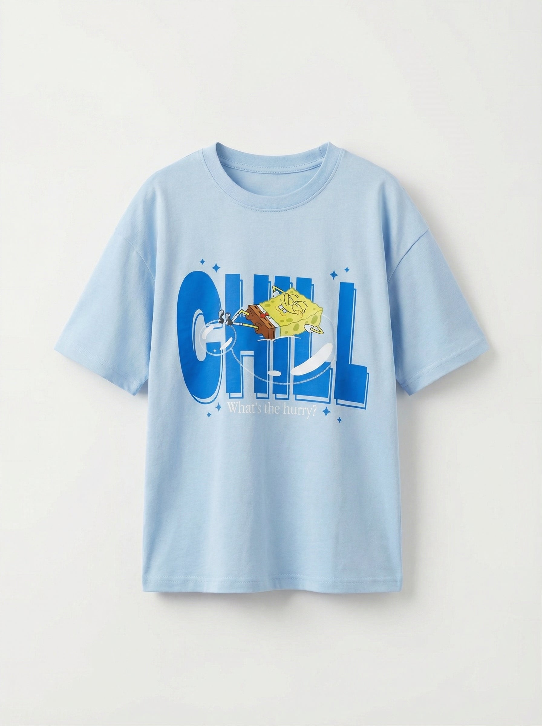 SpongeBob Chill Blue Kids  T-Shirt