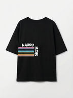 SpongeBob Neon Print Black Kids  T-Shirt