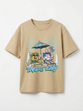 SpongeBob Summer Vibes Beige Kids  T-Shirt