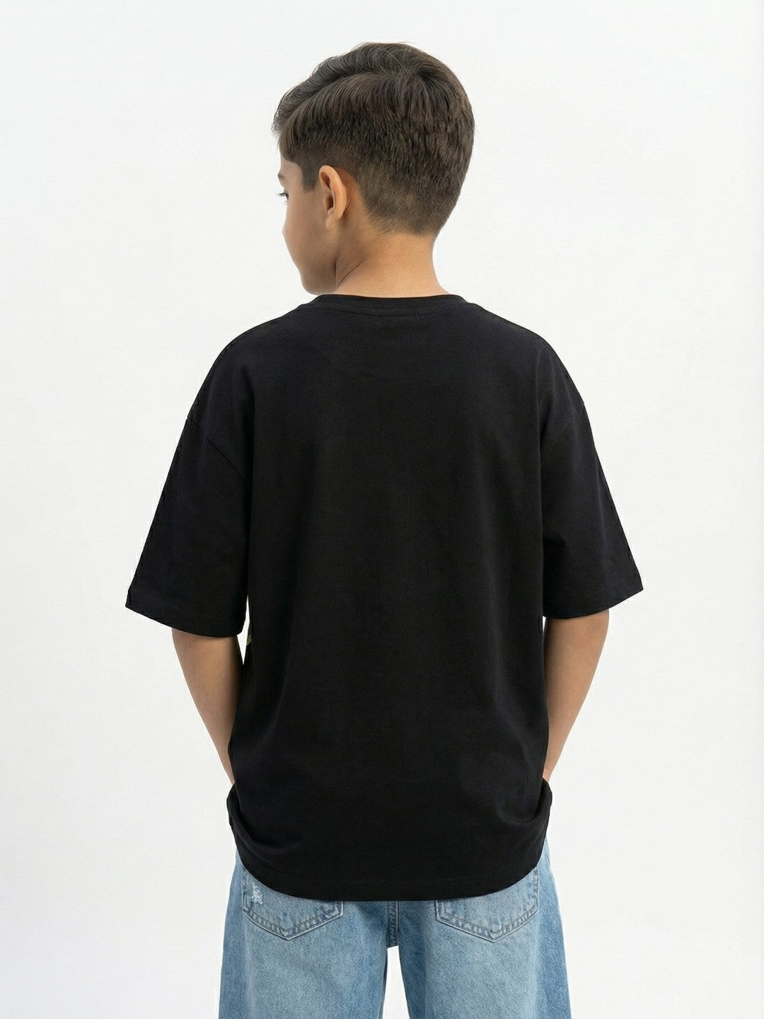 SpongeBob Fun Neon Black Kids  T-Shirt