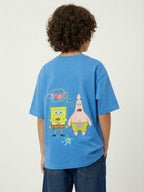 SpongeBob & Patrick OMG Blue Kids  T-Shirt