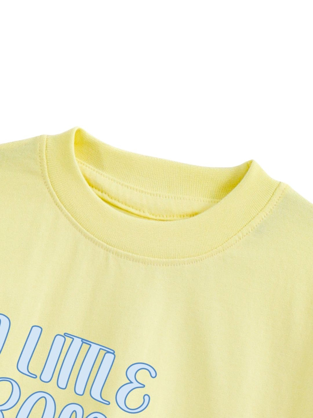 Pastel Yellow SpongeBob Little Dramatic Fun Graphic Kids T-Shirt