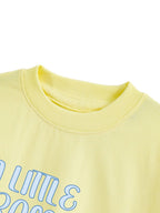 Pastel Yellow SpongeBob Little Dramatic Fun Graphic Kids T-Shirt