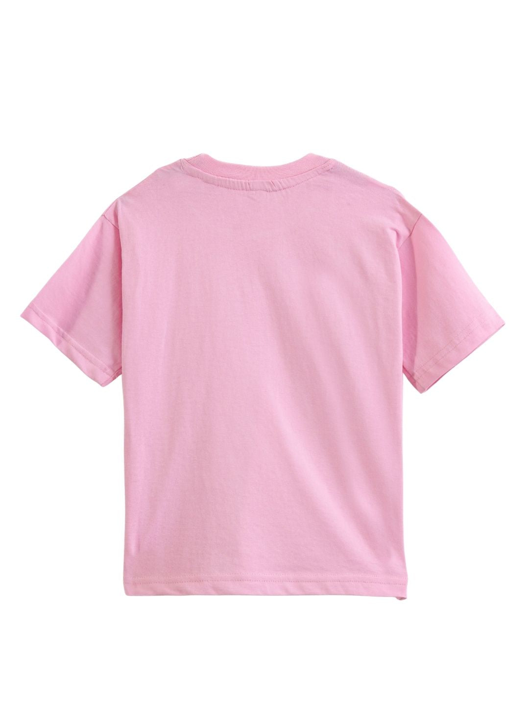 Pink SpongeBob Follow The Rainbow Fun Graphic Kids T-Shirt