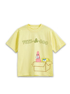 Yellow SpongeBob & Patrick Peek-A-Boo Fun Graphic Kids T-Shirt