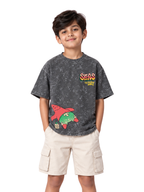 Patrick Seas the Day Kids Boys Acid Wash T-Shirt – SpongeBob©