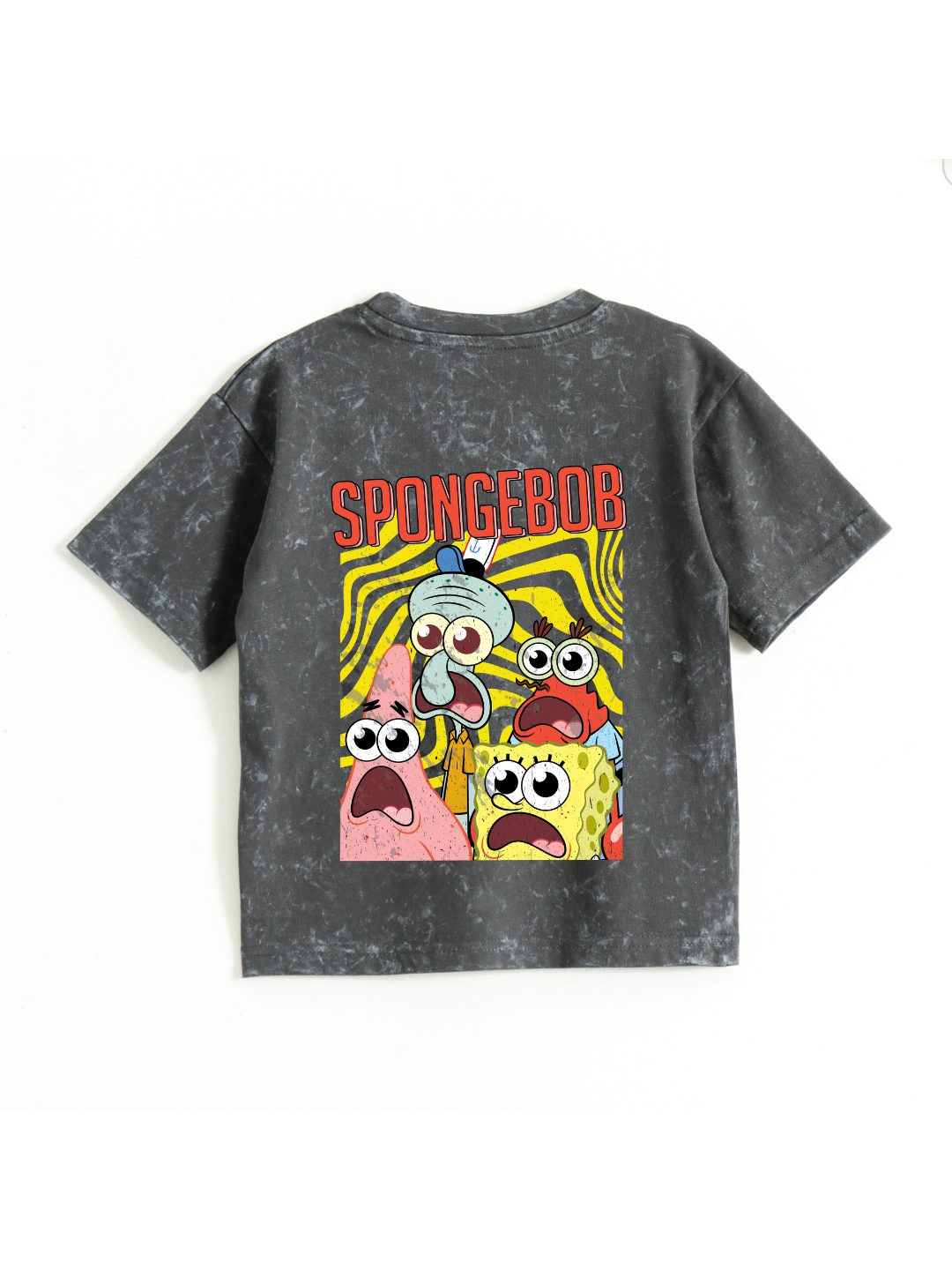 Wassup Pineapple Kids Boys Acid Wash T-Shirt – SpongeBob©